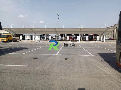 天津靜海公交站充電樁膜結(jié)構(gòu)