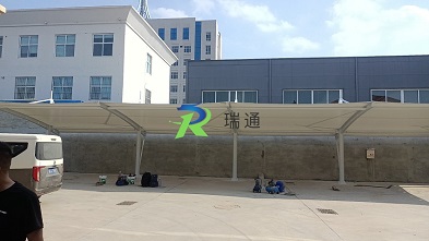 開原清河工業(yè)區(qū)膜結(jié)構(gòu)車棚工程項(xiàng)目