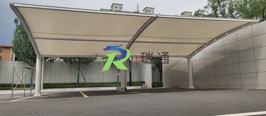 河北省石家莊鹿泉云杉溪谷膜結(jié)構(gòu)車棚